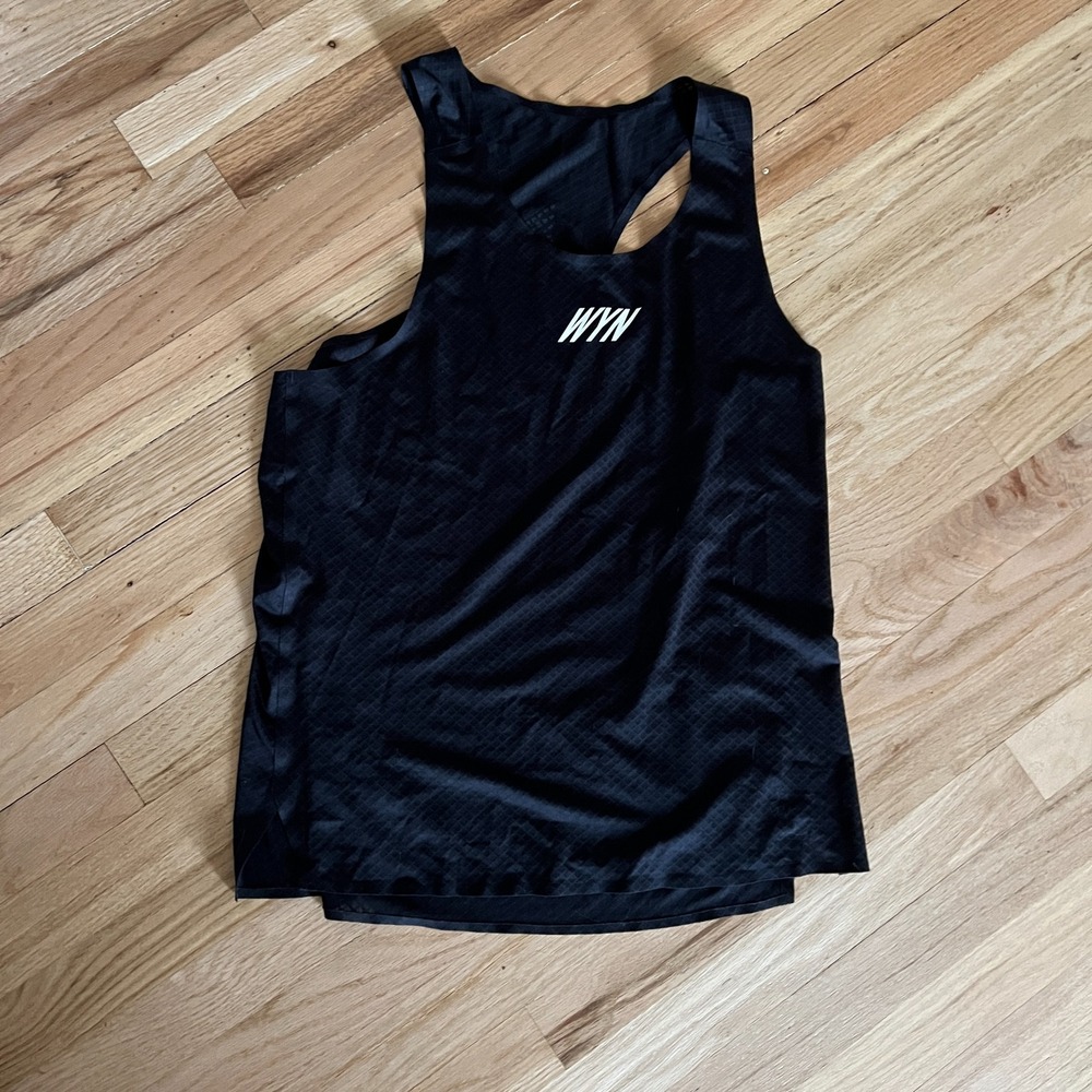 Wyn Republic Black club tank with run shorts tights Racing 2 piece Medium‎ Gym - Picture 3 of 12
